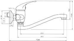 Novaservis Titania Iris 92074,0 dřezová 100mm - 2