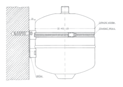 RABOVSKÝ 86011000 Upevnění expanzní nádoby s páskou - 2